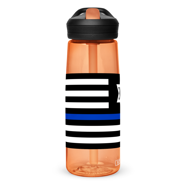Thin Jew Line Flag ✡ Water Bottle - Image 10